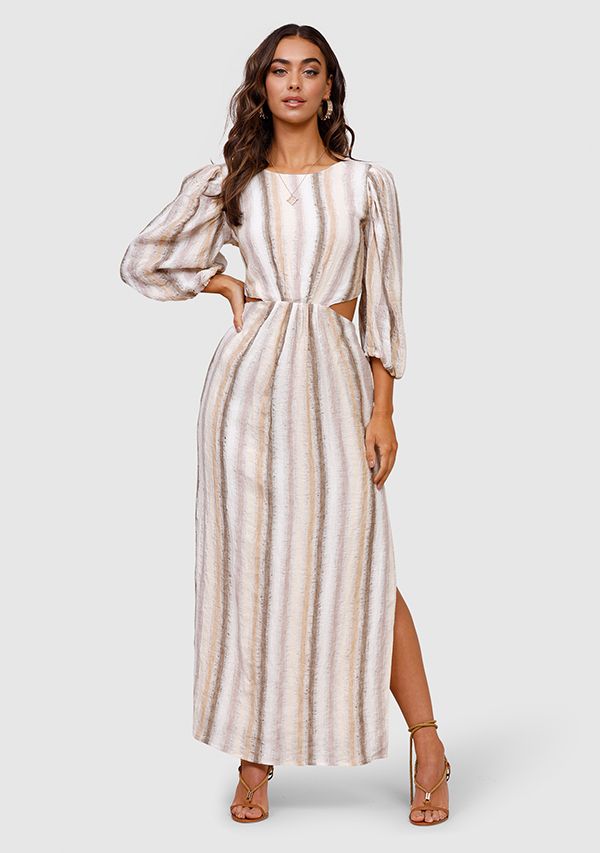 Featured image for “Seventies Soul Stripe Maxi Dress by MOS”