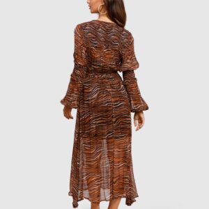 Tigress Smocked Midi by Ministry of style